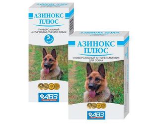 Азинокс Плюс для собак: инструкция по применению и дозировка
