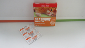 Паразицид имеет две формы выпуска - суспензию и таблетки