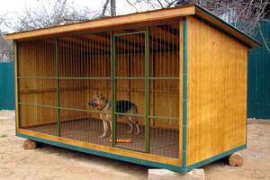 Как построить вольер для немецкой овчарки своими руками