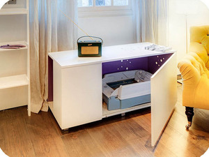 Описание закрытого туалета для кошек