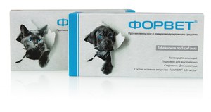 Форвет для кошек: инструкция по применению и дозировка