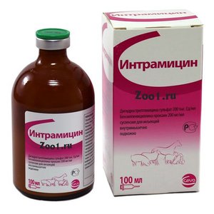  антибиотик для кошек - Интрамицин