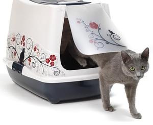 Декоративный закрытый лоток для кошек