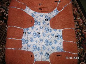 Выкройка попоны 