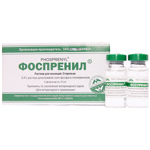 Фоспренил для кошек и собак: как применять правильно