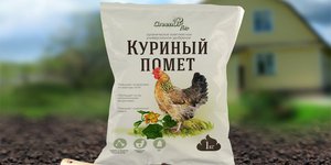 Удобрение в виде куриного помета